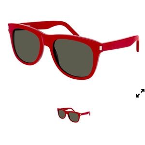 Saint Laurent Red sunglasses! 🕶😎